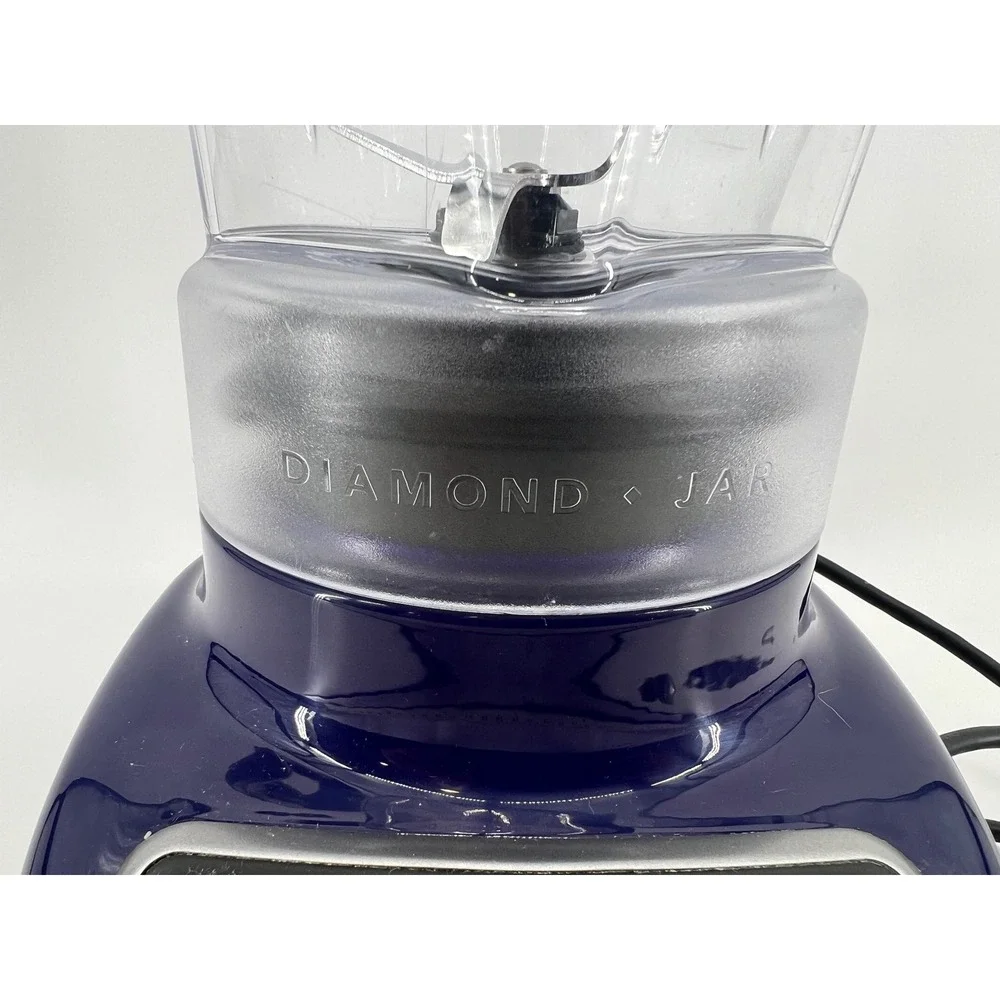 KitchenAid KSB1575QBU Diamond 5-Speed Blender Cobalt Blue 60oz BPA-Free Jar